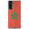 Morocco Flag Distressed Galaxy S21 5G Clear Case